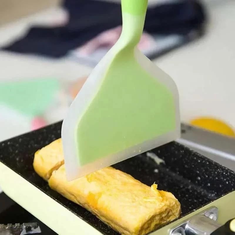 Silicone Spatula Wide Mouth Non-stick Scraper Steak Beef Egg Cooking Spatula