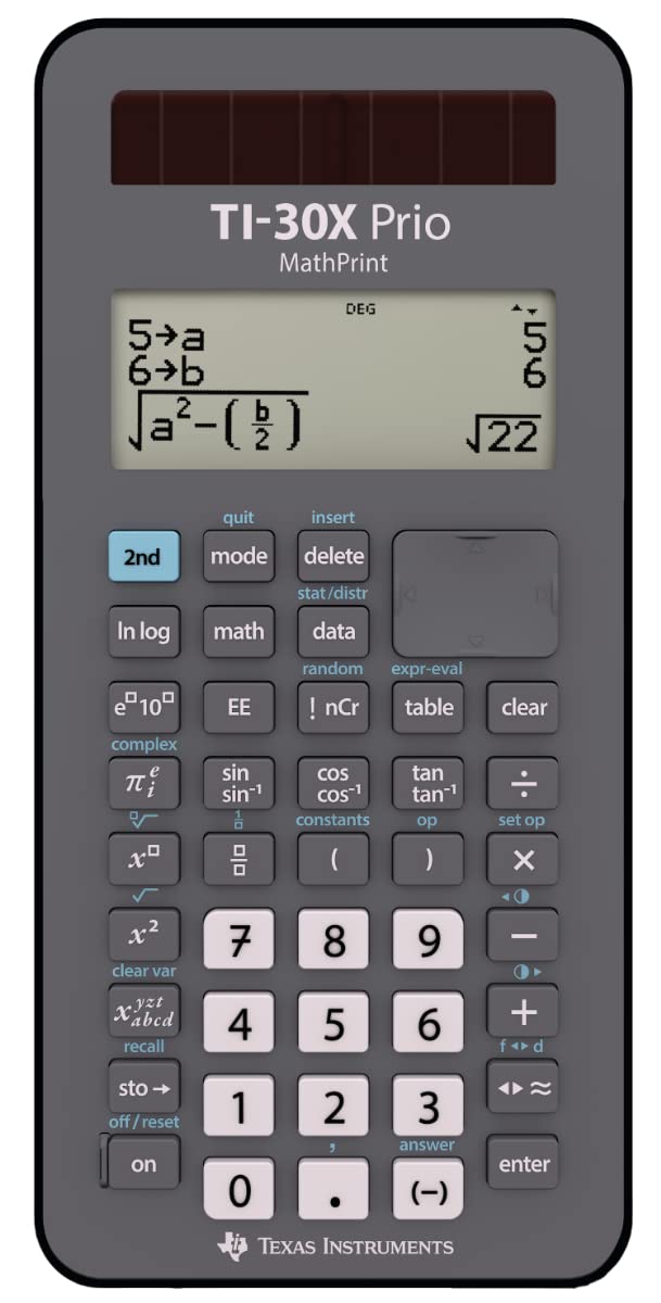 CALCUSO Basic Set Pink with Calculator TI-30X Prio MathPrint - Image 2