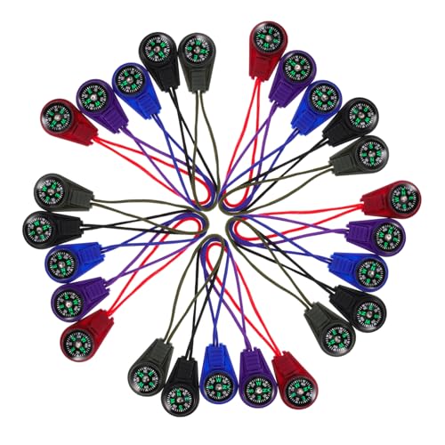 Brújula portátil con cordón 50 piezas miniatura 1