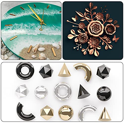 Littarby LITTARBY-MPP-7 COLOR Metallic Pigment Powder For Epoxy Resin, Copper/Silver/Gold Metallic Powder And Black/Pearl White Mica Powder thumb #6