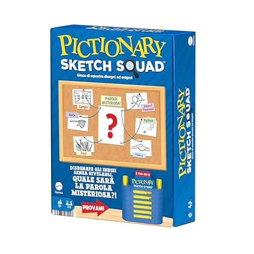 Mattel Games - Pictionary Sketch Squad, Juego en Equipo y Dibujo cooperativo con pizarras, marcadores y Porta Pistas, 2-6 Jugadores, Juguete para Adolescentes y Adultos, 13+ años, HXH41 | Ya disponible en tu tienda friki favorita! En mundofriki.es! Mattel Games - Pictionary Sketch Squad, Juego en Equipo y Dibujo cooperativo con pizarras, marcadores y Porta Pistas, 2-6 Jugadores, Juguete para Adolescentes y Adultos, 13+ años, HXH41 | Ya disponible en tu tienda friki favorita! En mundofriki.es!