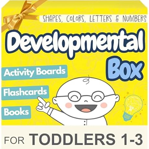 Toddler Learning Activities | Educational Books, Flash Cards & Puzzles Toys | Birthday Gifts for 1, 2, 3 Year Old Boys Girls, by Pidoko Kids Cover