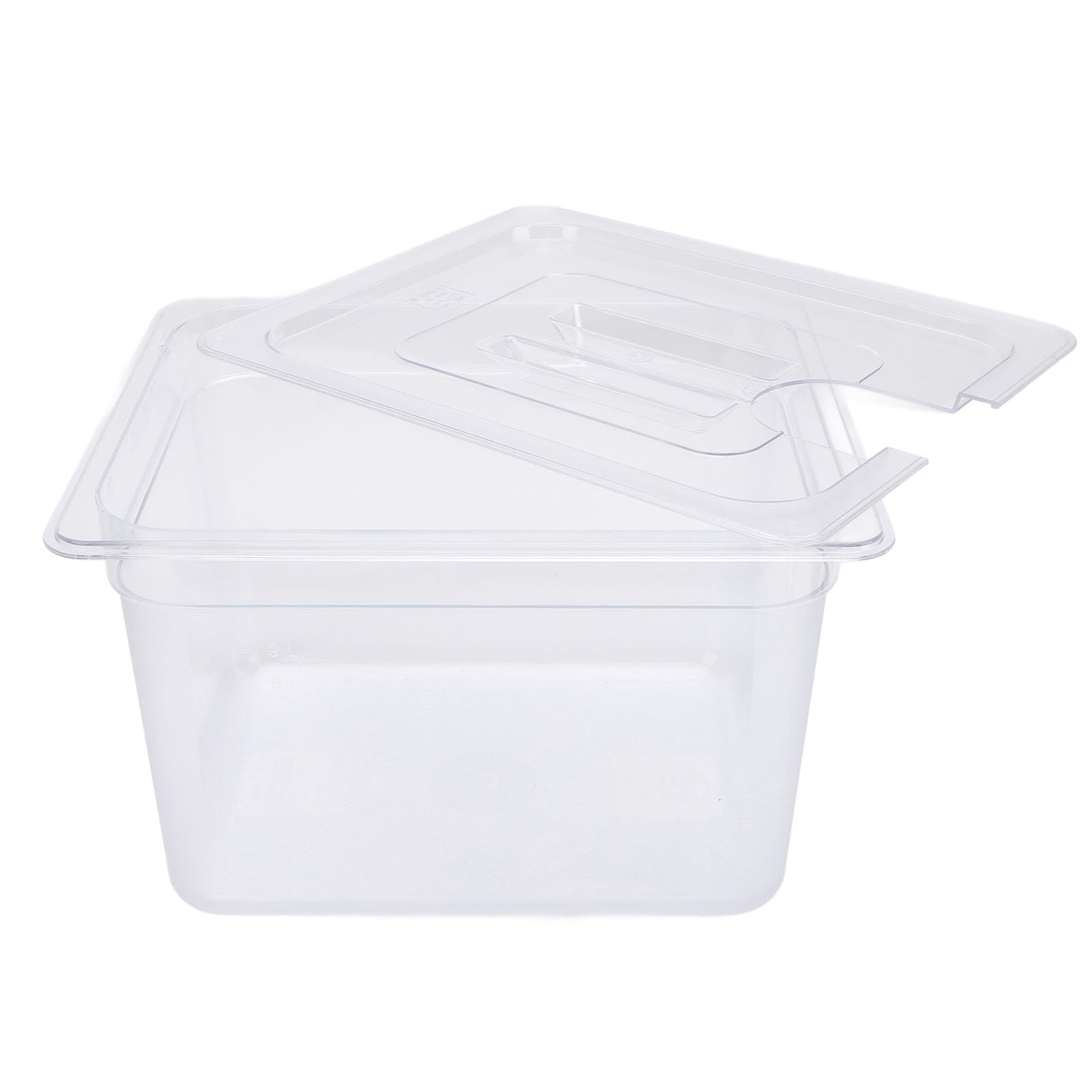 Récipient Sous Vide avec Couvercle, Récipient de Cuisson en Plastique pour Mijoteuse 12 L, Manchon de Récipient de Stockage des Aliments, Boîte de Rangement pour Mijoteuse