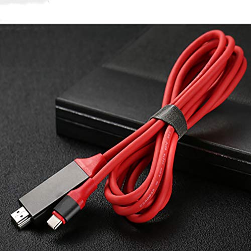 USB-C HDMI 4k HDMI Cable Compatible with Samsung Galaxy Tab S9/S9 Ultra/S9+/A9/A9+/FE/FE+/14.6"/12.4"/11" Kids for Home Office Extended Display Full 2160p@30Hz, 6Ft/1.8M Cable Thunderbolt 3/4