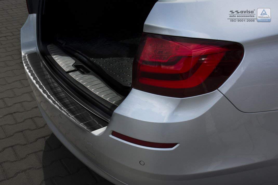 RVS Achterbumperprotector BMW 5-Serie GT (F07) 2009-2013 'Ribs' | AV 235748 | Avisa | Nederlands RVS Achterbumperprotector BMW 5-Serie GT (F07) 2009-2013 'Ribs' | AV 235748 | Avisa | Nederlands