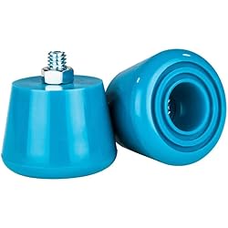 Patines 4 Ruedas Rookie Rookie Toestop (2 PK + Nut) All Star Ruedas, Unisex Adulto, Blue, Talla Única