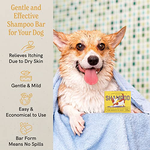 Image of J.R.LIGGETT'S Dog Shampoo Bar, Natural Cleansing Bar for Dogs with Sensitive Skin, Hypoallergenic Canine Formula Gently Deep Cleans and Relieves Dry and Itchy Skin, Detergent-Free, 3.5 oz