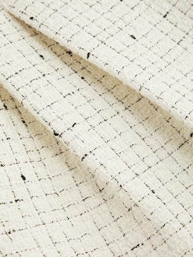 CIDER Mini Skirt for Women Tweed Mid Waist Contrasting Binding Pocket Short Skirt Skirts for Women4