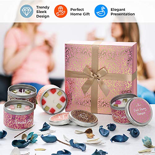 La confezione regalo regalo per le donne. Candele