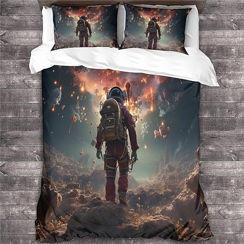 Linge de lit imprimé 3D infroissable pour literie facile à laver