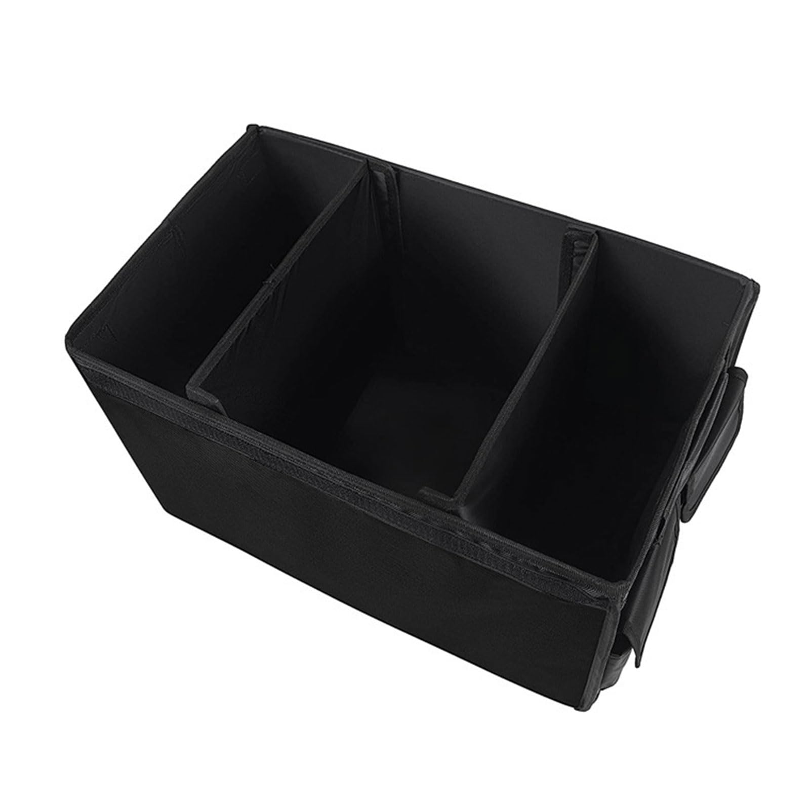 Buxuaaaa Splashproof Trunk Organizing Container Car Trunk Storage Box Anti Slip Multi Compartment Car SUV Cargo Organizers Storage Bin