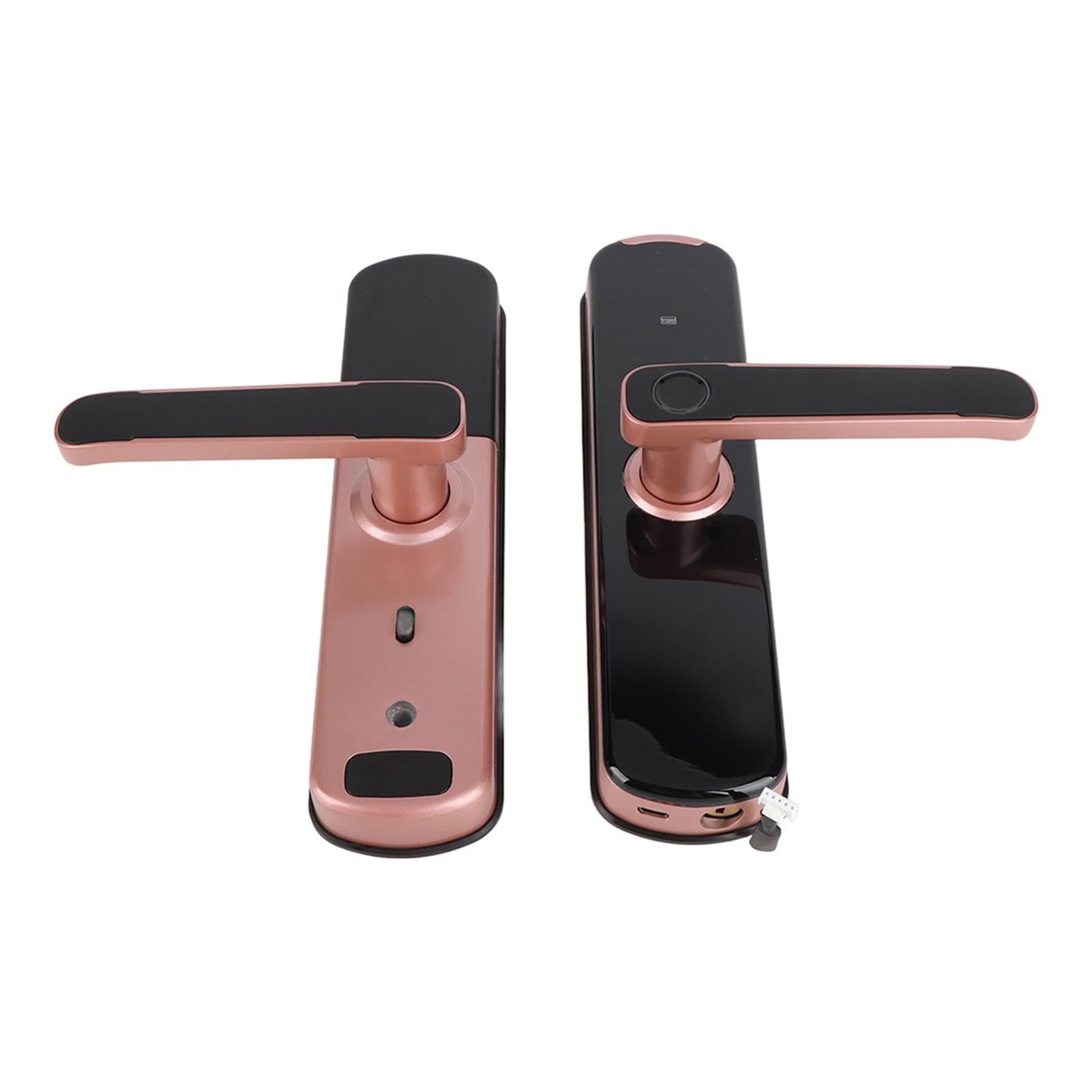 Naroote Cyfrowa Karta Zamka Drzwi dla Smart Security Anti-Theft Dostęp do Linii Papilarnych dla Domowego Biura w Kolorze Różowego Złota