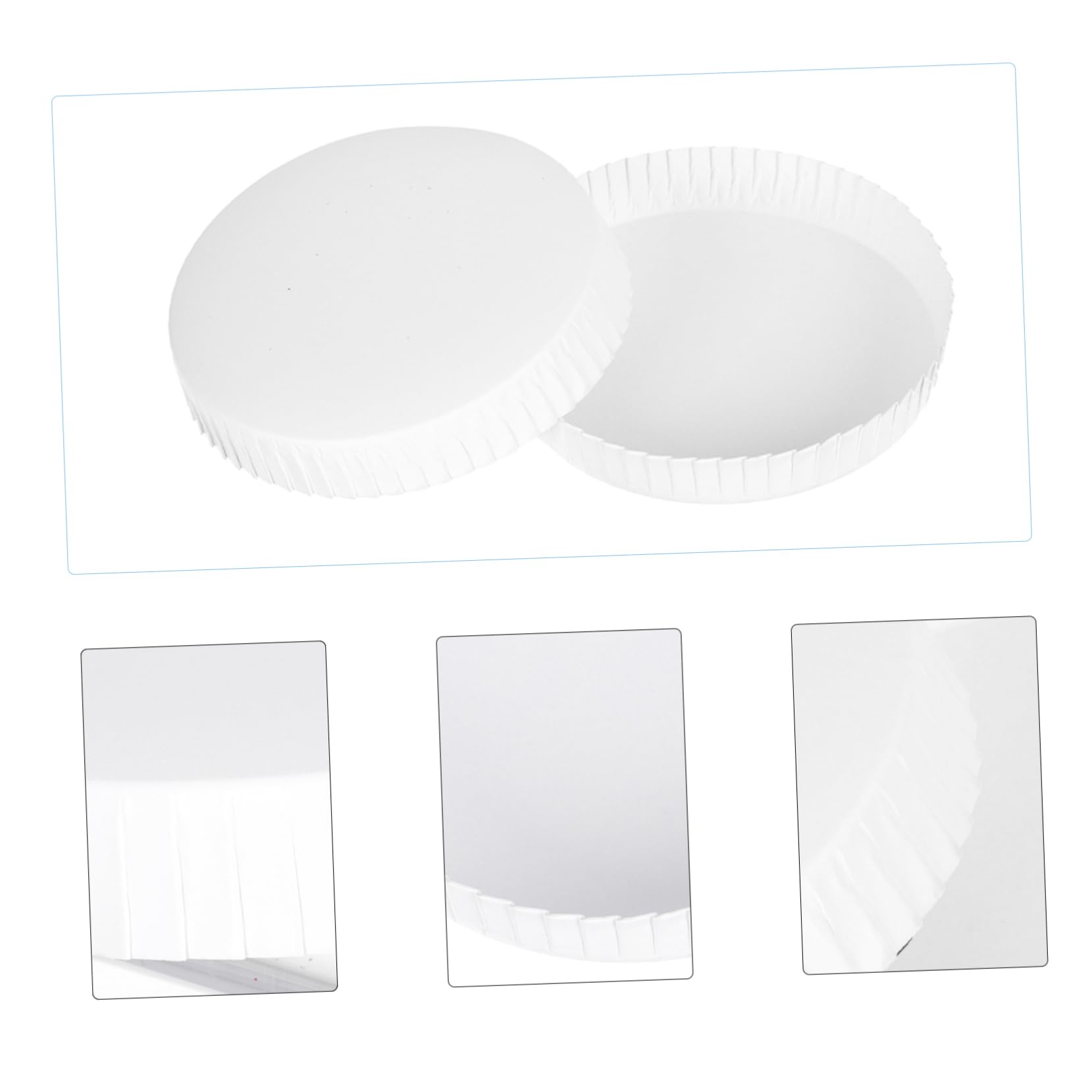 Cabilock 5 Set Coperchio Del Bicchiere Di Carta Tazza Da Caffè Da Viaggio Coperchio Del Della Tazza Della Coperchi Per Tazze Da Tè Al Latte Tappi A 100 Pezzi * 5