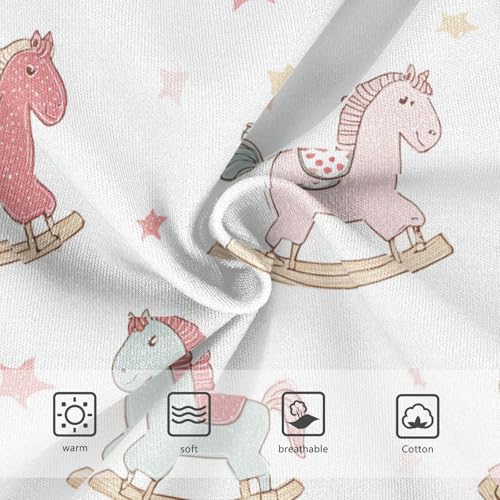 Wusikd Retro Girls' Underwear Cotton Horse Girls Briefs Soft Toddler Underwear 2T3