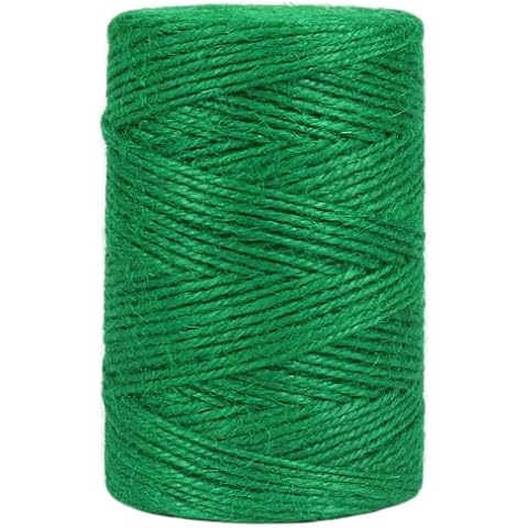 Vivifying Green Jute Twine for Gardening Cover