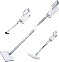 Funien Mopa a vapor multiuso, Esfregão a vapor doméstico para limpeza de pisos Limpador portátil removível Vaporizador de piso 370 ml Tanque de água Vapor de 2 níveis com 3 escovas de limp