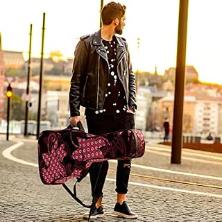 Housse de transport étanche pour guitare avec bandoulière réglable Motif art abstrait, Multicolore 10., 42.9×16.9×4.7 in… - Les Beatles, Paul McCartney, John Lennon, RIngo Starr, George Harrison Housse de transport étanche pour guitare avec bandoulière réglable Motif art abstrait, Multicolore 10., 42.9x16.9x4.7 in… – Image 6