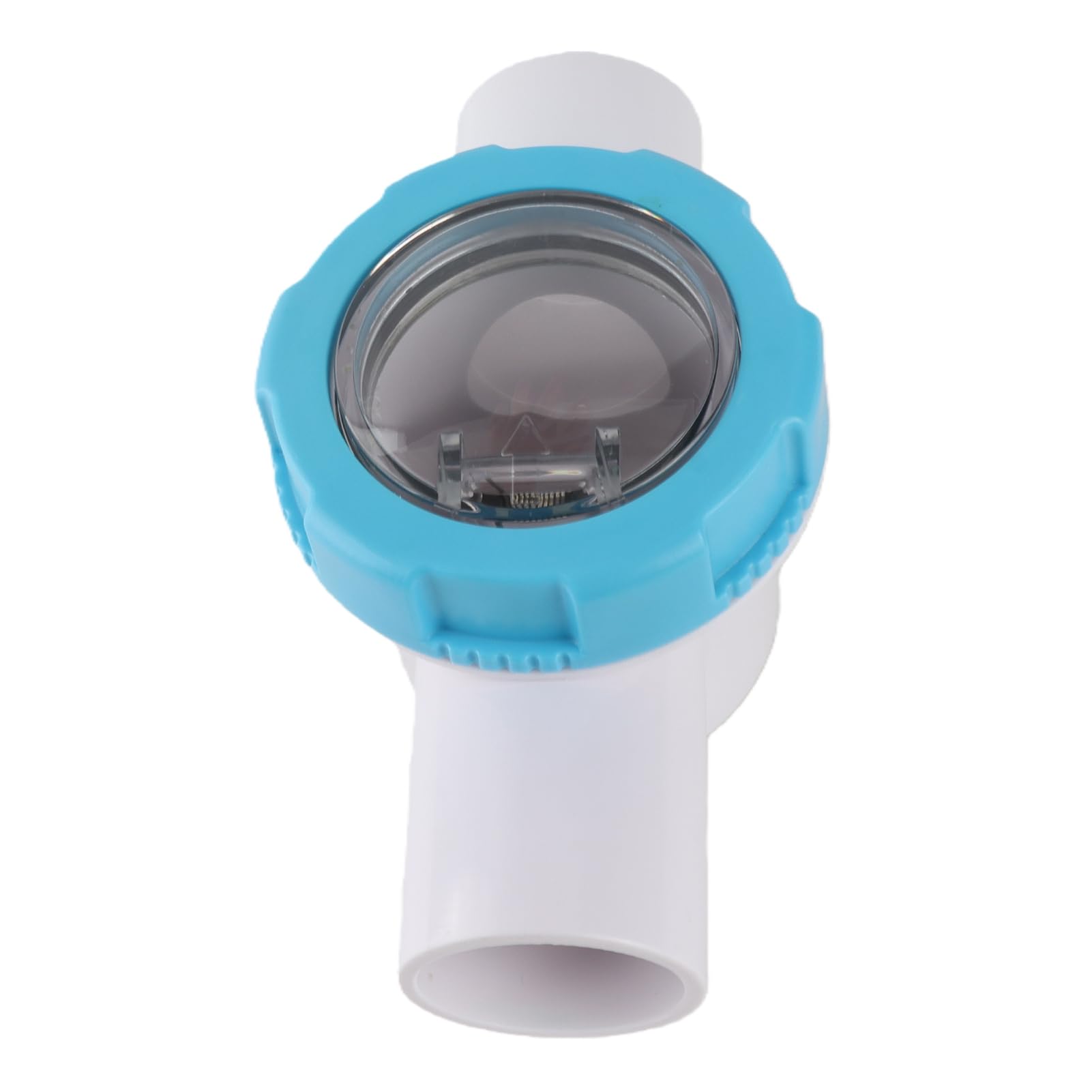 Válvula de Retención de PVC G1-1/2 para Piscina - 50 Mm con Mirilla - Accesorio de Filtro de Piscina