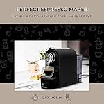 ChefWave Espresso Machine and Coffee Maker (Black) - Compatible with Nespresso Capsules, Programmable, One-Touch, Italian 20 Bar High-Pressure Pump Bundle with Pod Holder and Glasses - Image 5