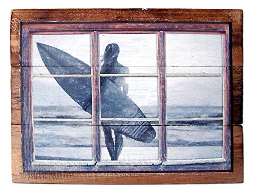 Seestern 1816 Tableau décoratif en bois style vintage Sixties Surf Look 50 x 80 cm