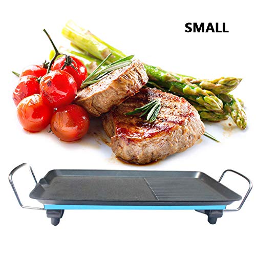 LJJ Electronic Barbecue Non-Stick Coating Aluminum Alloy Health Household Electric Oven Smokeless Barbecue Machine