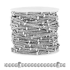 3mm Beads Stainless Steel Satellite Curb Chain