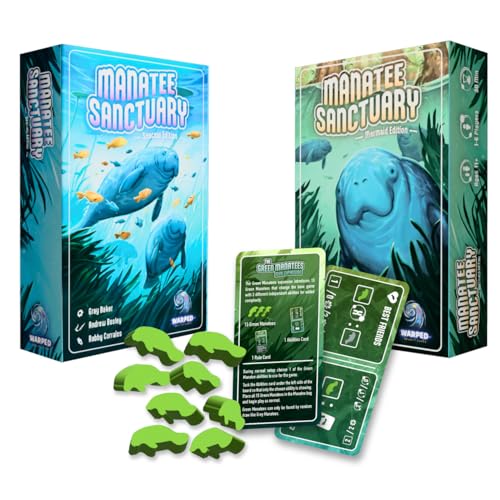 Green Manatees Mini Expansion (Expansion for Manatee Sanctuary Board Game) miniatura 5