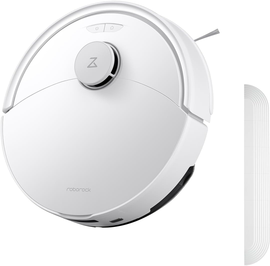 roborock Q10 X5 Robot Vacuum and Mop Combo White with Threshold Strip