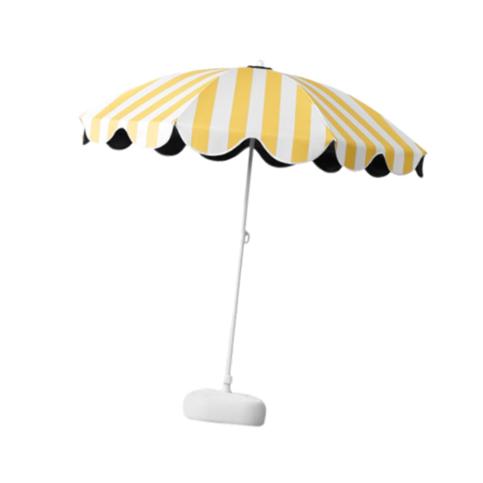 Ombrellone da Spiaggia, Tenda da Piscina, Ombrellone da Giardino, Leggero con Robuste Aste in Ferro E Antivento, Adatto per Giardini, Patii, Piscine, con Base di riempimento d'Acqua