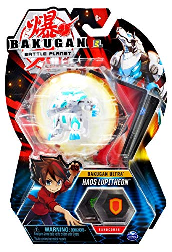 Bakugan Ultra, Haos Lupitheon, 3-inch Tall Collectible Transforming Creature, for Ages 6 and Up