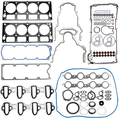 Image of Cylinder Head Gasket Set Compatible for 2004-2013 GMC Chevy Silverado Sierra 1500 Classic 2500 3500 HD Express SSR Tahoe Savana Yukon XL Cadillac Escalade ESV EXT Hummer H2 Saab 9-7x