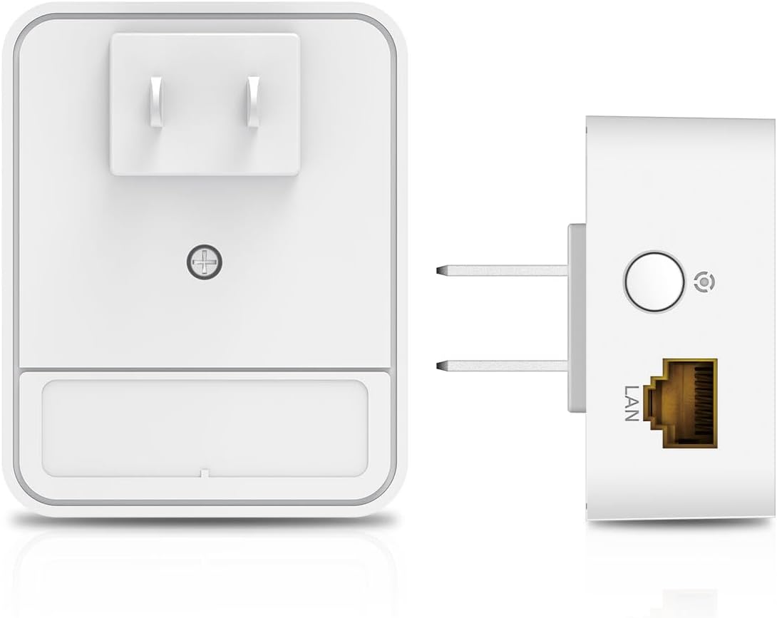 D-Link DHP-601AV, Powerline Adapter Starter Kit Ethernet Over Power Gigabit AV2 Up to 1000Mbps MIMO Internet Network Wall Plug In