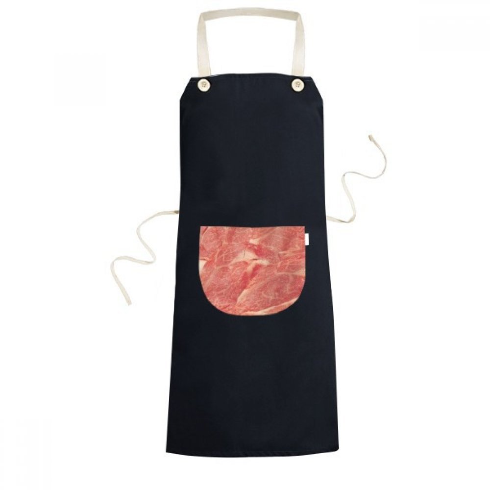 Tablier de cuisine cadeau pour chef motif texture viande crue d'agneau