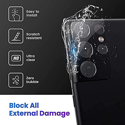 Image of 3D 9H Camera Lens Protecter Tempered Glass for Realme X7 Pro 5G (Black)