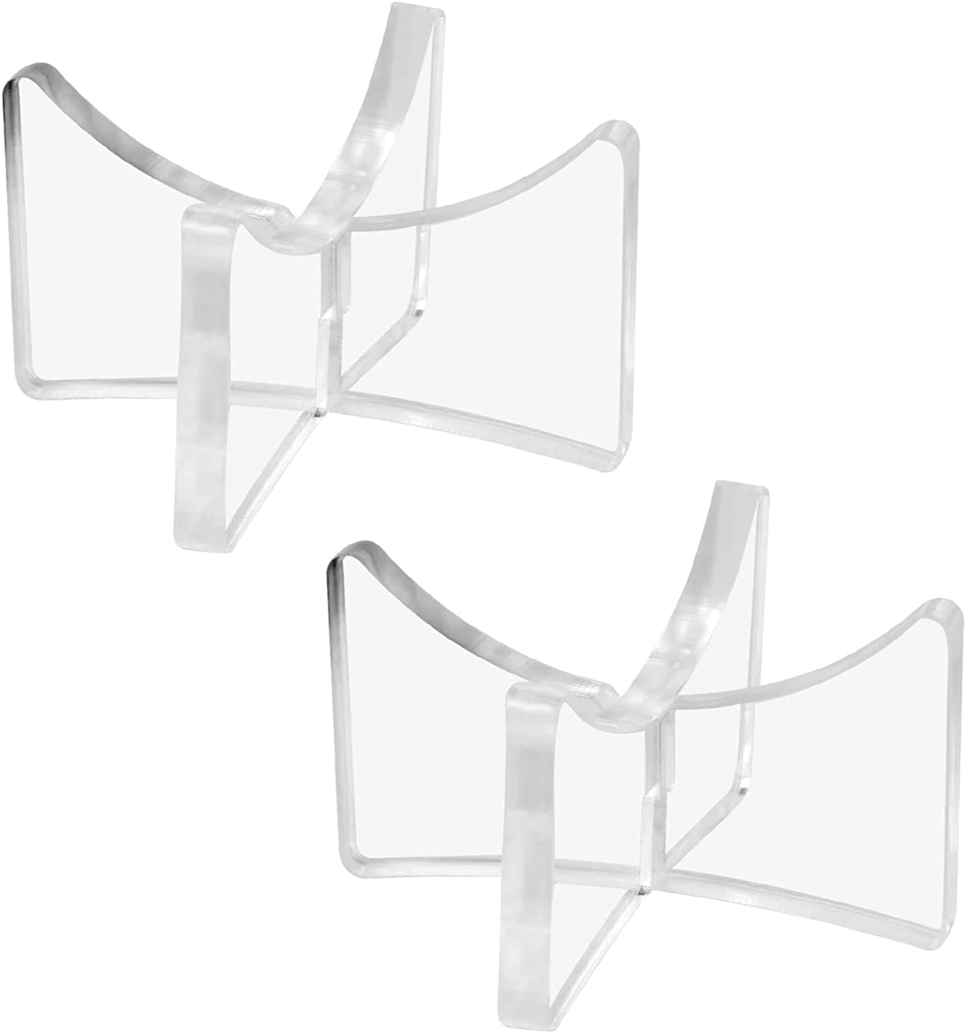 Kshri Acrylic Transparent Ball Display and storage rack golf soccer footbal tennis cricket ball stand Holders Pack of 2-image-22