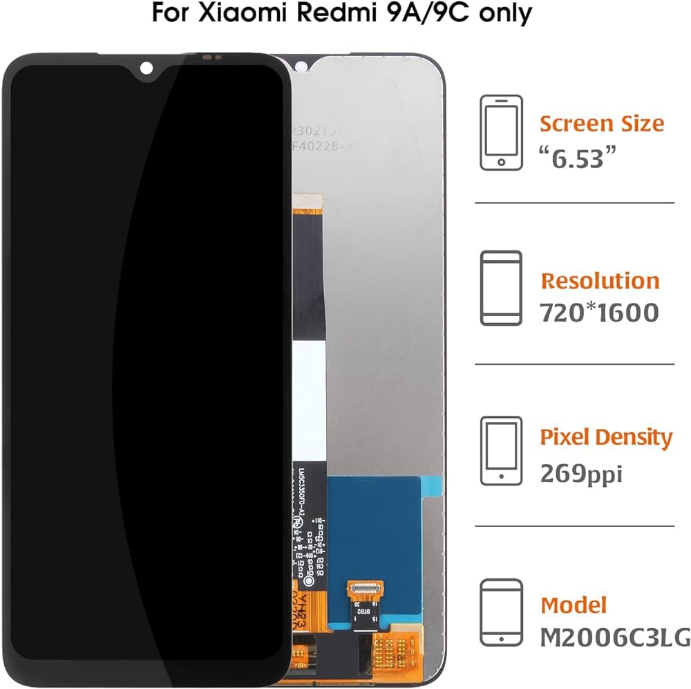 Display Per Redmi 9A 9C Nero Blu Verde Ecran Samsung S6 100% GENUINE ...