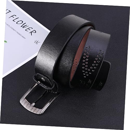 Men Pu Leather Belt Men's Reversible Leather Webbing Belt with Sliding Buckle Men Leather Strap Mens3