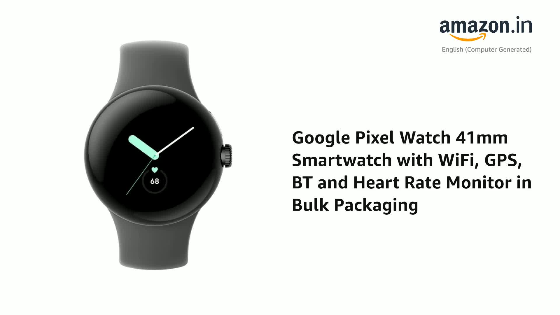 Google Pixel Watch 41mm Smartwatch with WiFi, GPS, BT and Heart Google Pixel Watch 41mm Smartwatch with WiFi, GPS, BT and Heart