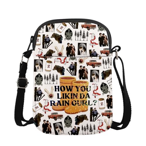 KUIYAI MAOFAED Borsa a tracolla per fan, motivo: Forks Washington (Rain GurlUK)