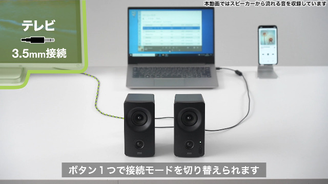 Amazon.co.jp: サンワダイレクト PCスピーカー 3WAY接続