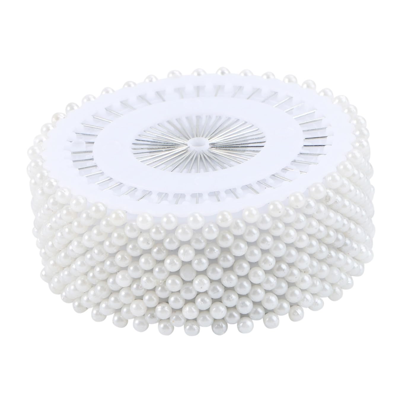 Alfileres con Cabeza de Imitación de Perla, 480 Piezas de 3 Mm | Acero Resistente al Óxido y Plástico, para Manualidades y Fiesta, Presentación en Pack de 480 Unidades