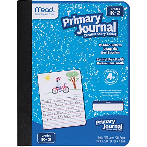 Image of Mead 09554CT Primary Journal, Composition, 100 Sht, 7.5-Inch x9.8-Inch, 12 /CT, AST