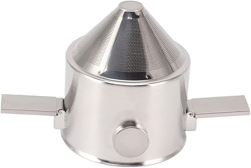 Miniatura 2 de Filtro de café portátil para verter sobre café, plegable, reutilizable, de acero inoxidable, filtro de café de goteo lento para viajes, camping,