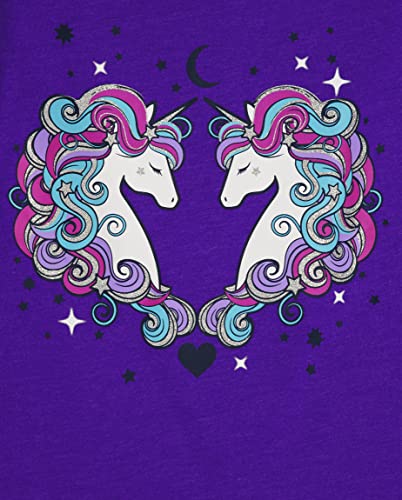 Image of The Children's Place Girls' Unicorns,Sports,Butterflies Long Sleeve Graphic T-Shirts,3 Pack