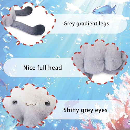 Image of Niuniu Daddy Weighted Stuffed Animal, 20 in 3.3 lb Jellyfish Plush for Kids