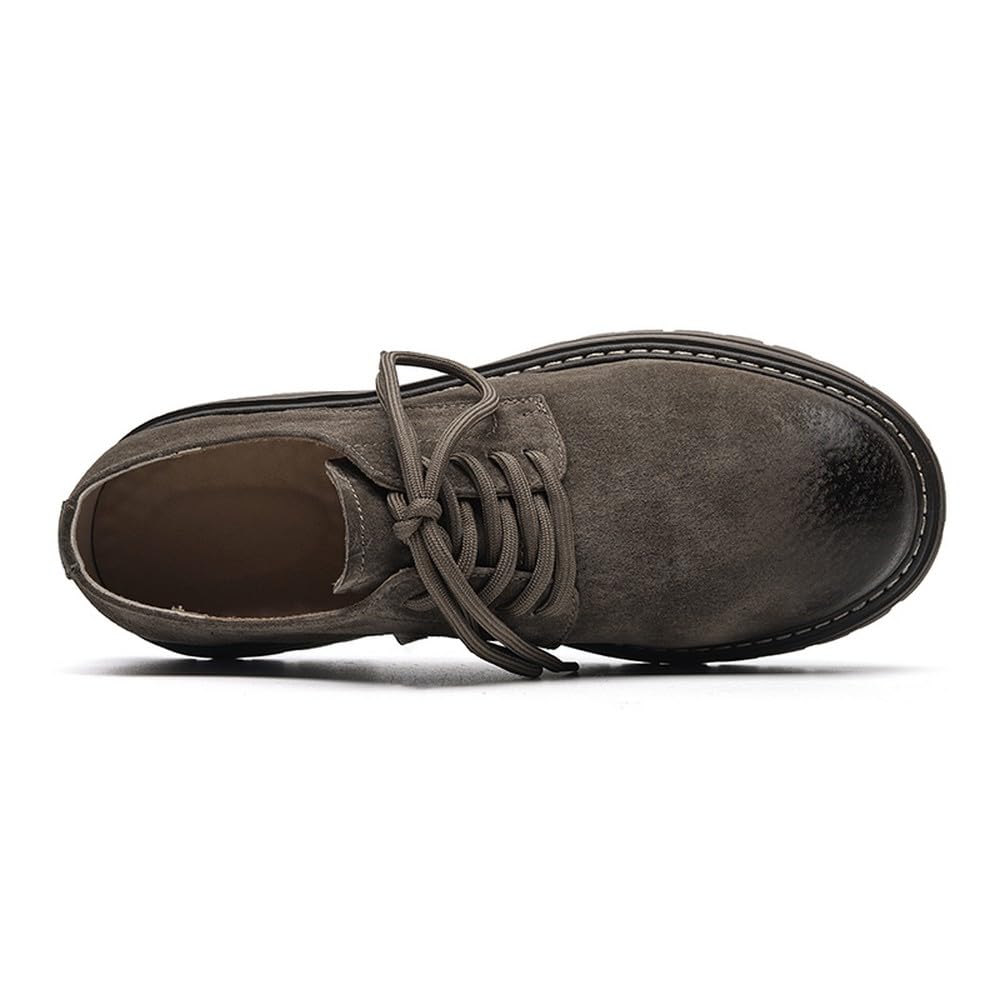 Sapatos Oxford masculinos vintage de sola grossa de corte baixo casual – sapatos de trabalho de couro estilo britânico com acabamento envelhecido em promoção! Veja a oferta e mais achadinhos de Sapatos 5 Hoje é o melhor dia para comprar Sapatos Oxford masculinos vintage de sola grossa de corte baixo casual – sapatos de trabalho de couro estilo britânico com acabamento envelhecido com aquele preço maroto! Promoção! Aproveite a oferta! 5