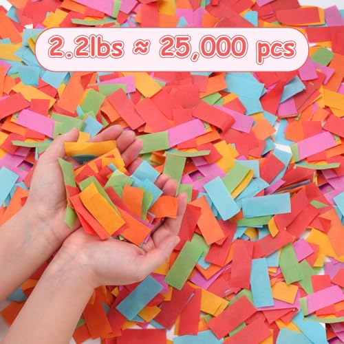 Image of 2.2 lb Multicolor Confetti Paper (Pack of 2)
