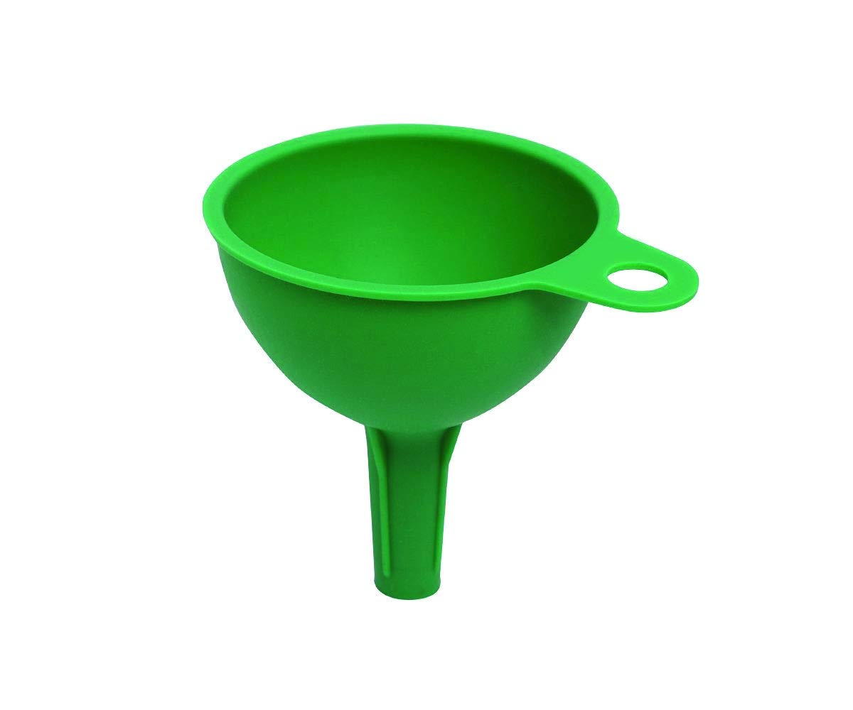 E-COSMOS Silicone Rubber Funnel for Kitchen, Set of 1, Green (B0C4SY2D62) Amazon Price History, Amazon Price Tracker