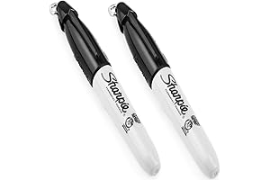 Mini Permanent Marker with Retractable Keychain