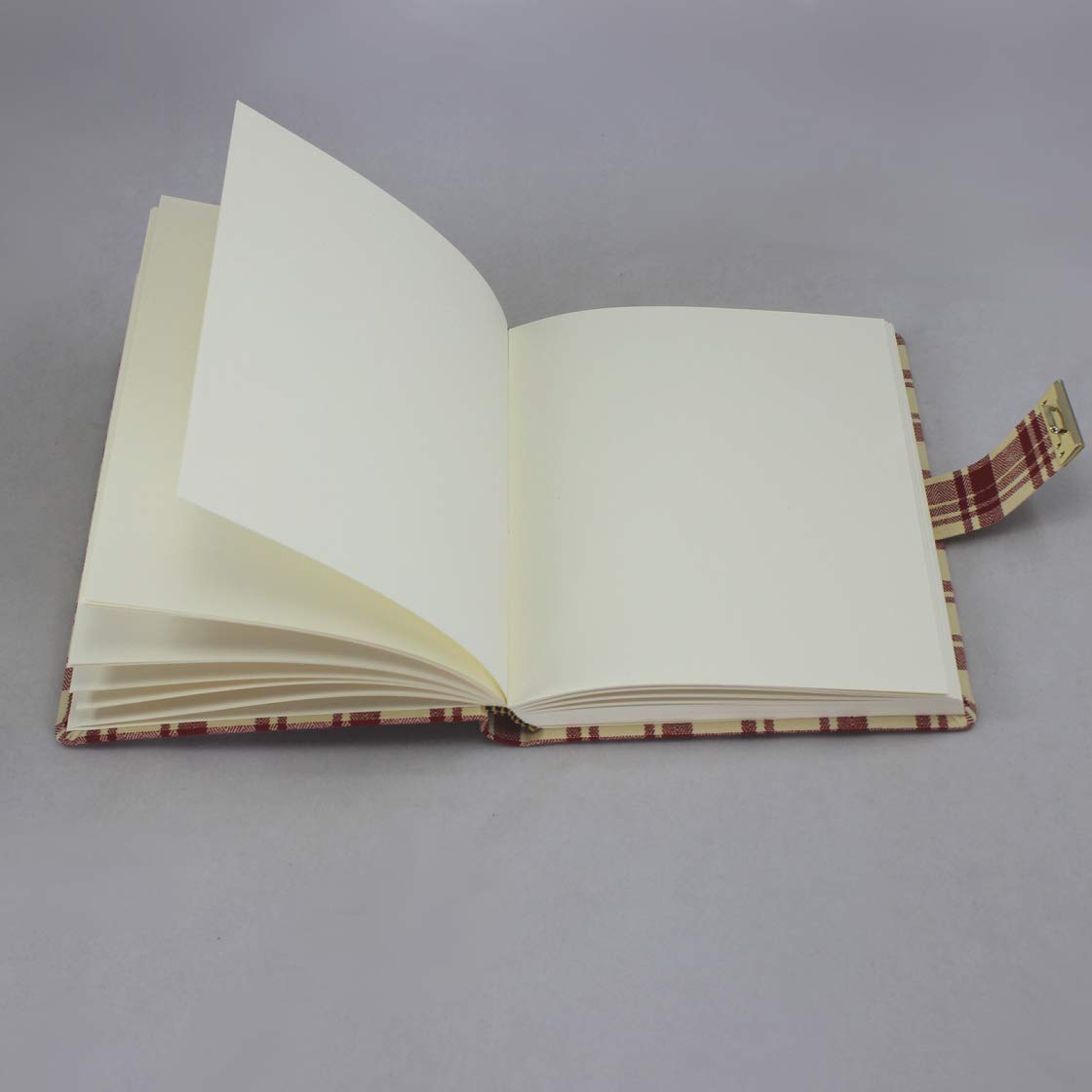 Tagebuch mit Schloss im Anne Frank Stil - rot Kariertes Diary